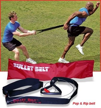 Bullet Belt for Resistance and Running Training - Overload and Overspeed Exercise