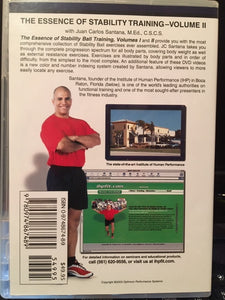 The Essence of Stability Ball Training DVD Vol II by Juan Carlos Santana MEd, CSCS